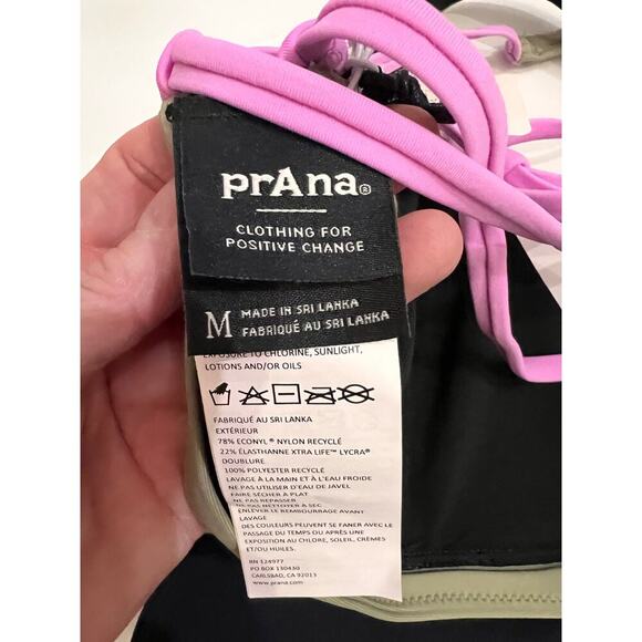 prAna Women's Tulum Top and Summer Waves Bottoms Bikini Size M NEW - Picture 9 of 9